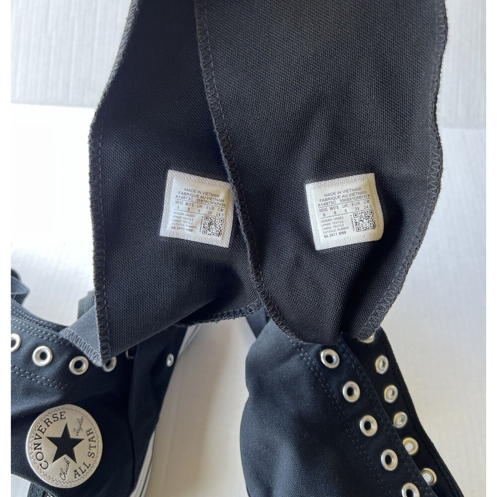 New Chuck Taylor All Star XX-Hi Knee High Converse Boots Womens 8 Straps Buckles - Picture 3 of 13